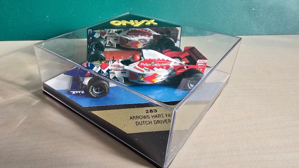 Onyx 283 Arrows Hart FA17 Dutch Driver F1 modelauto, Ophalen of Verzenden, Zo goed als nieuw, Auto, Overige merken