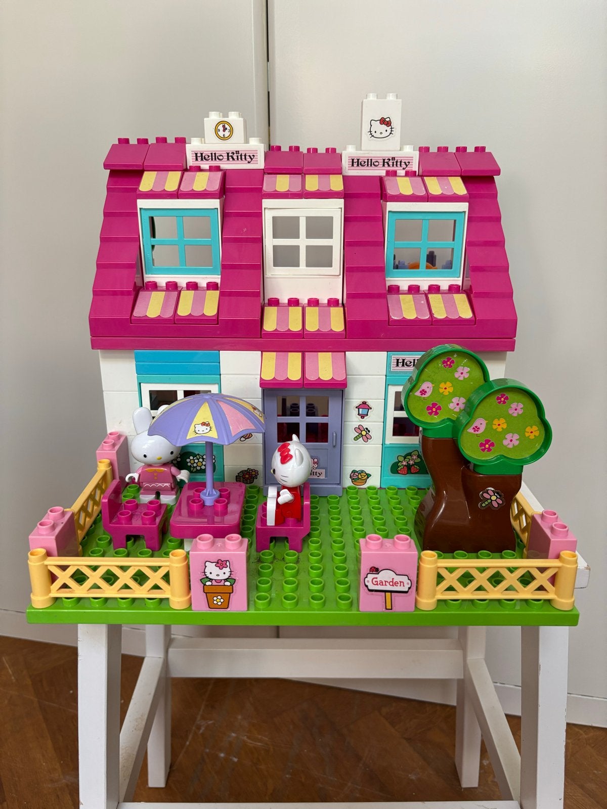 Hello Kitty Duplo Huis met Tuin, Ophalen, Gebruikt, Overige merken