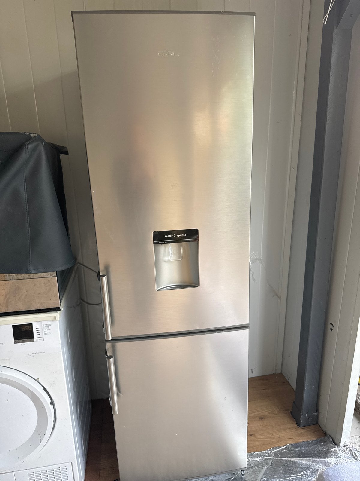 Everglades Koelkast met Vriezer en Waterdispenser, Witgoed en Apparatuur, Gebruikt, 200 liter of meer, 60 cm of meer, Met aparte vriezer