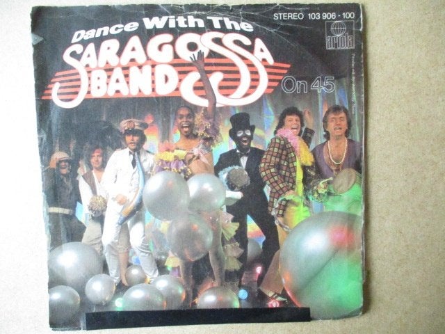 s4436 saragossa band - dance with the saragossa band, Cd's en Dvd's, Vinyl Singles, Ophalen, Gebruikt, 7 inch, Overige genres