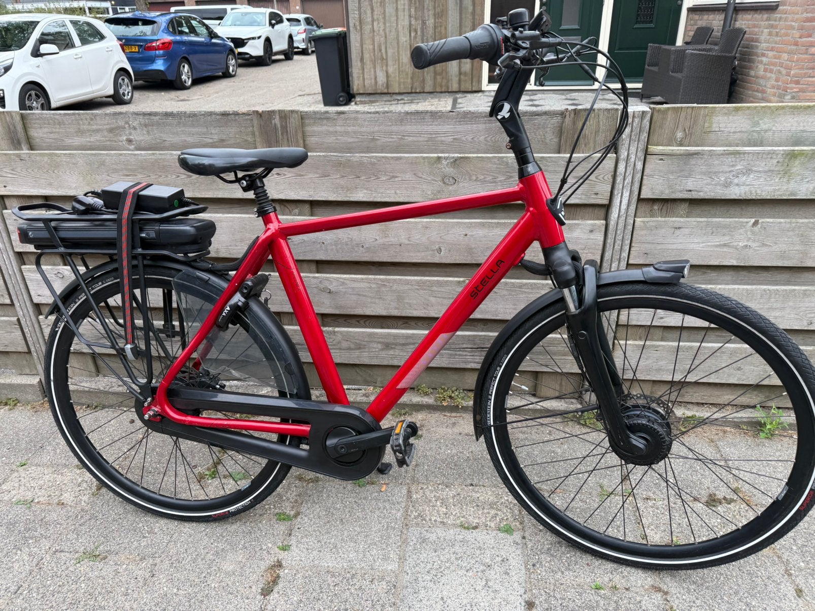 Stella vizenza 8 versn 57frame 522eh 1100km, Zo goed als nieuw, 51 tot 55 cm, 50 km per accu of meer, Ophalen