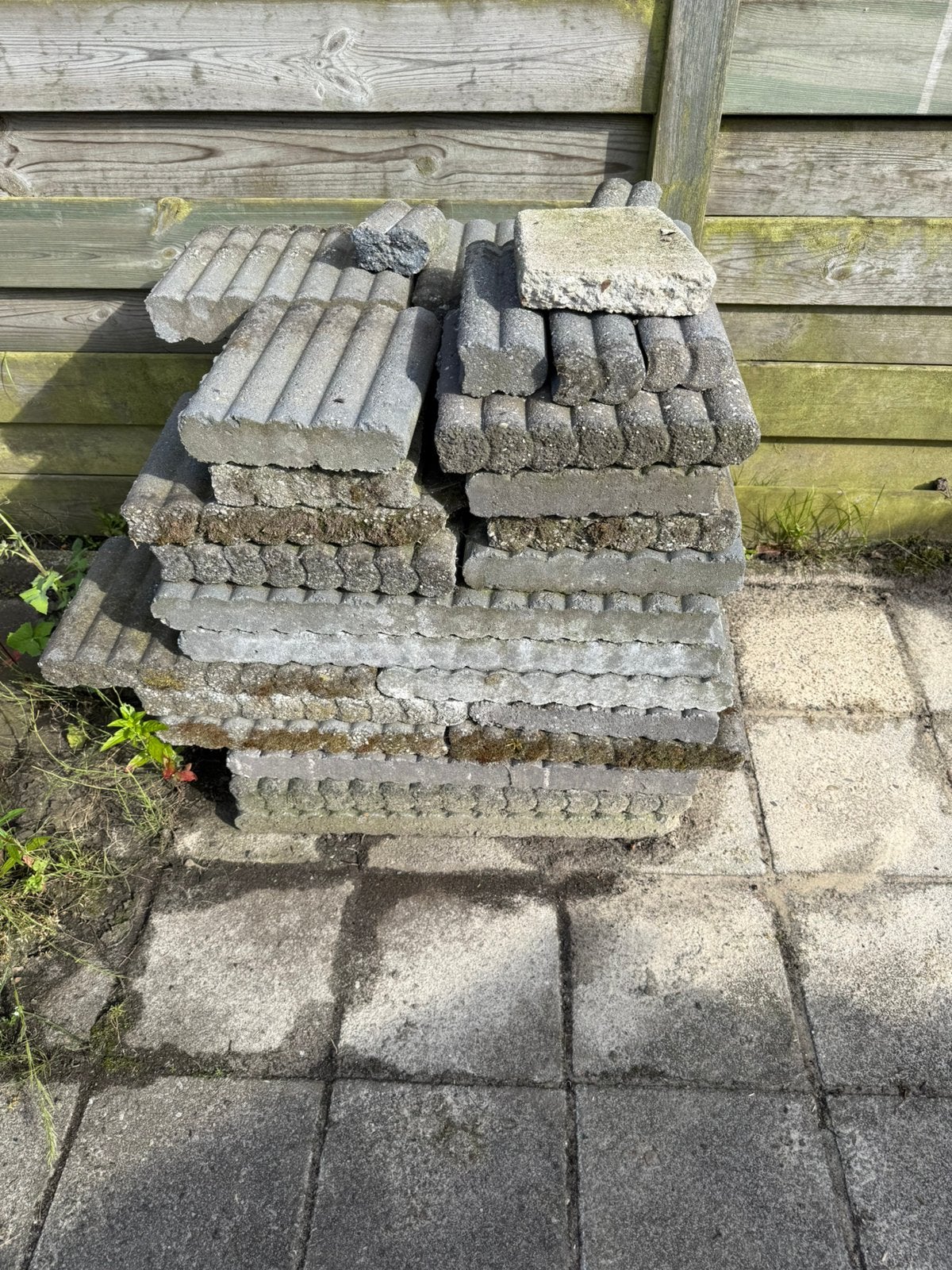 Straat bandjes, Tuin en Terras, Tegels en Klinkers, Klinkers, Ophalen of Verzenden, Zo goed als nieuw, Minder dan 5 m²