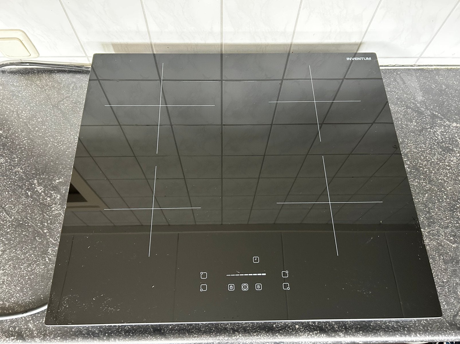 Inventum VKI6010ZWA, Ophalen, Vrijstaand, Inductie, 4 kookzones