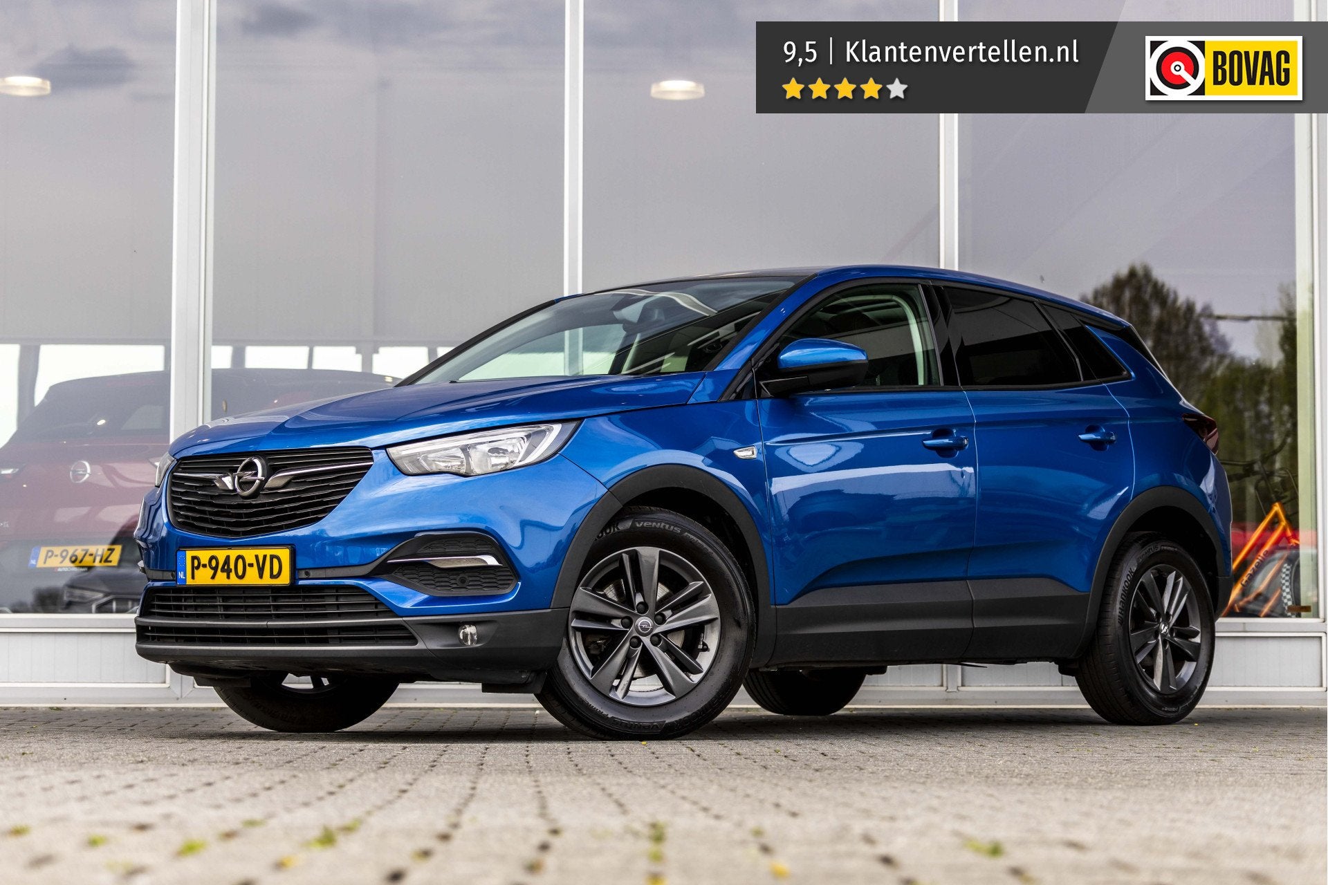Opel Grandland X 1.2 Turbo Innovation | Pano | Parkeersens., 12 maanden, Stof, Euro 6, 1199 cc