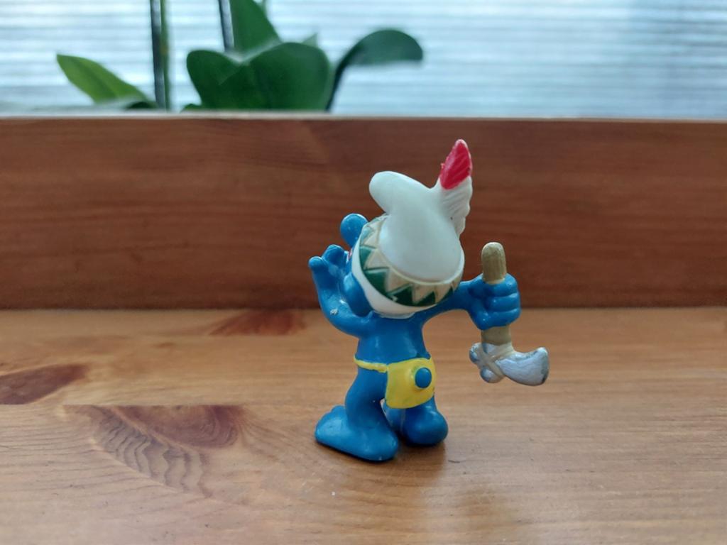 Indiaan smurf met bijl 20552 De Smurfen, Verzamelen, Smurfen, Ophalen of Verzenden