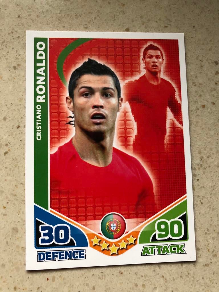 Topps Match Attax WK 2010 Cristiano Ronaldo, Ophalen of Verzenden, Nieuw, Buitenlandse clubs, Spelerskaart