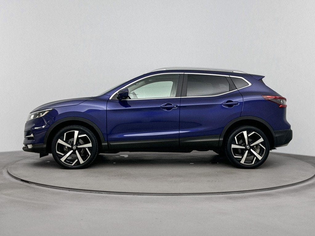 Nissan Qashqai 1.3 DIG-T Tekna | airco automatisch | Apple C, Auto's, Nissan, Gebruikt, Euro 6, 1290 kg, Leder en Stof