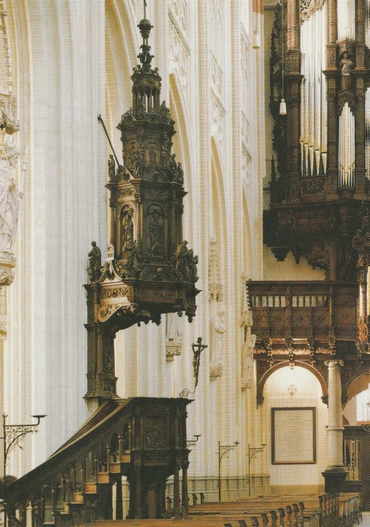 DEN BOSCH St. Jan Kerk Preekstoel, Verzamelen, Verzenden, 1980 tot heden, Ongelopen, Noord-Brabant