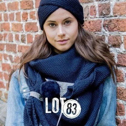 Lot83 sjaal Jo Blauw nieuw, Lot83, Nieuw, Ophalen of Verzenden, Lot83