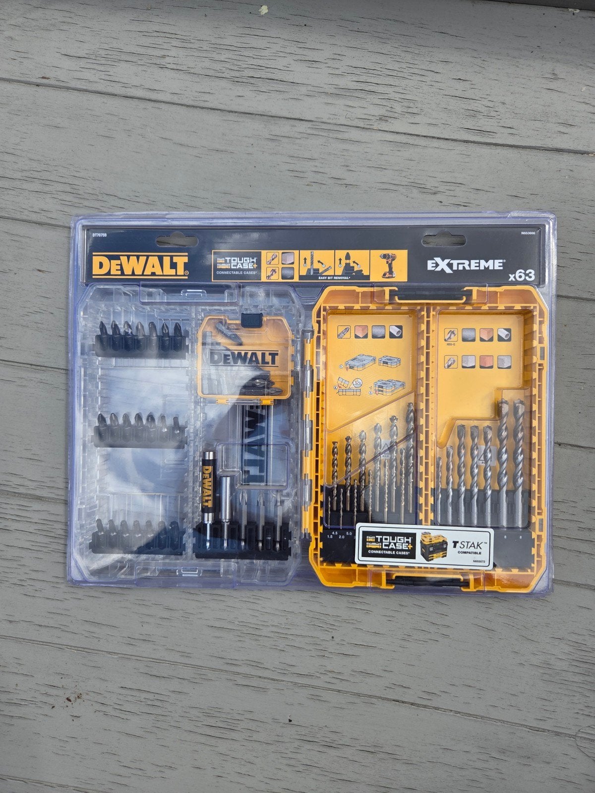 DeWalt Extreme Boor- en Bitset - 63-delig, Ophalen of Verzenden, Nieuw, Overige typen