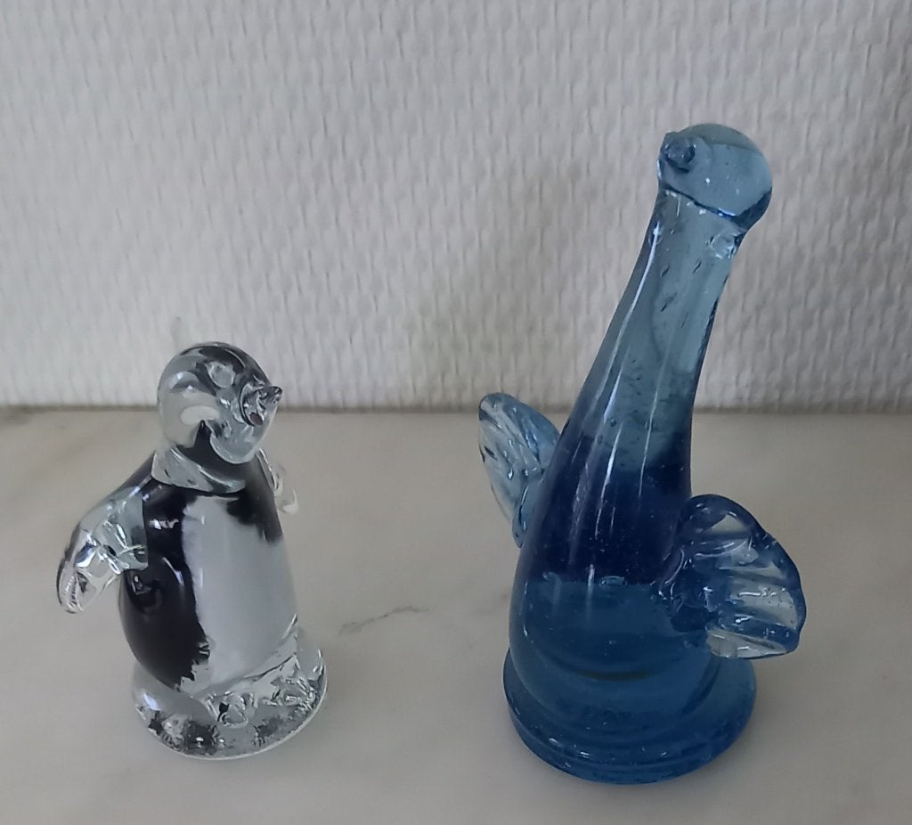 Murano vogel en pinquin, Antiek en Kunst, Ophalen of Verzenden