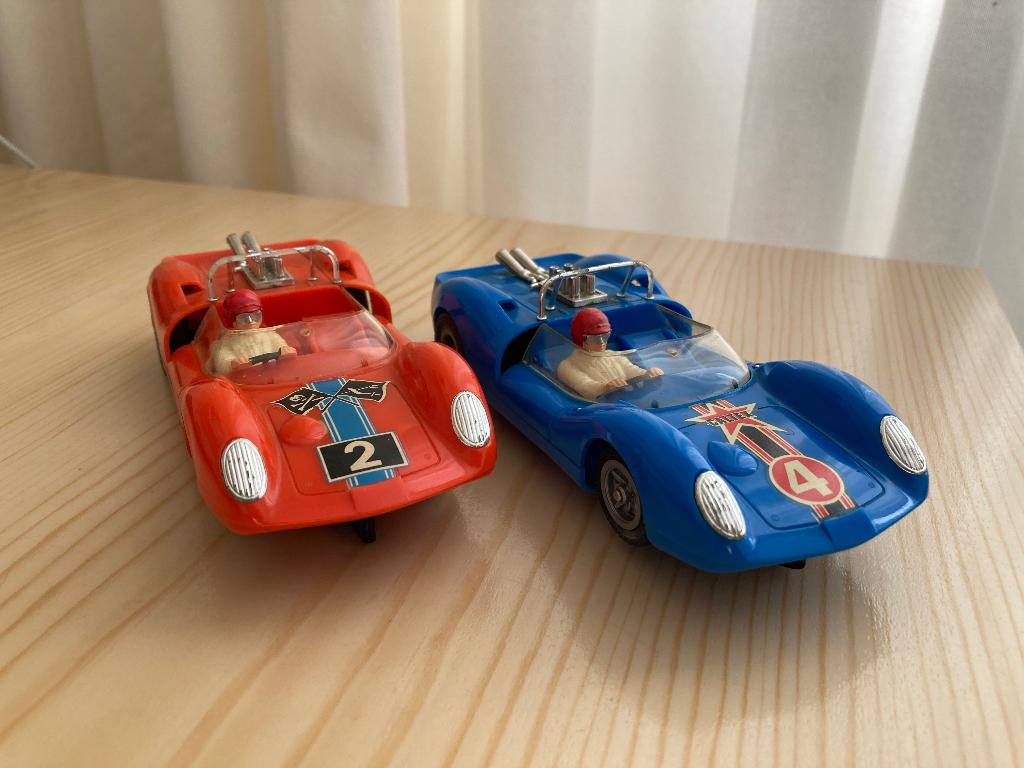 Fleischmann Auto-Rallye Lotus 40 slotcars, Gebruikt, Ophalen of Verzenden, Elektrisch, Fleischmann
