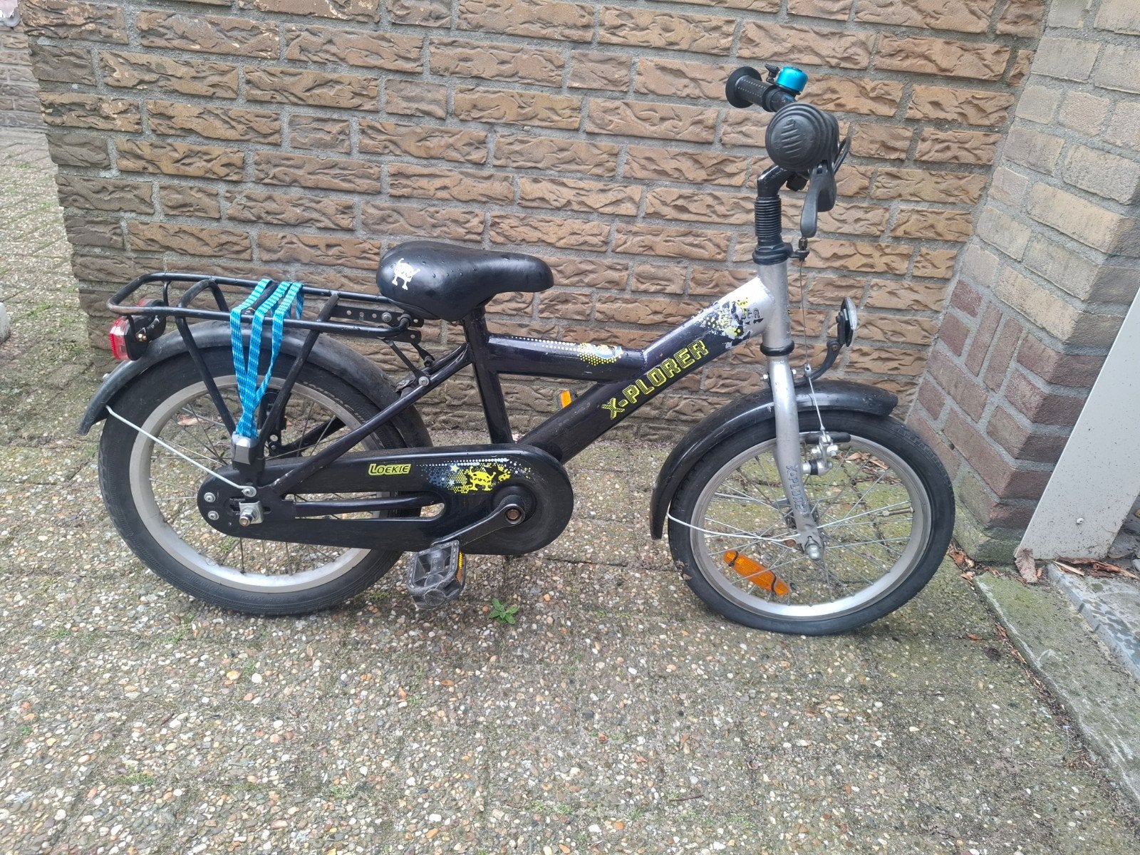 Loekie X-Plorer kinderfiets 16 inch, Ophalen, Gebruikt, 16 tot 20 inch, Loekie