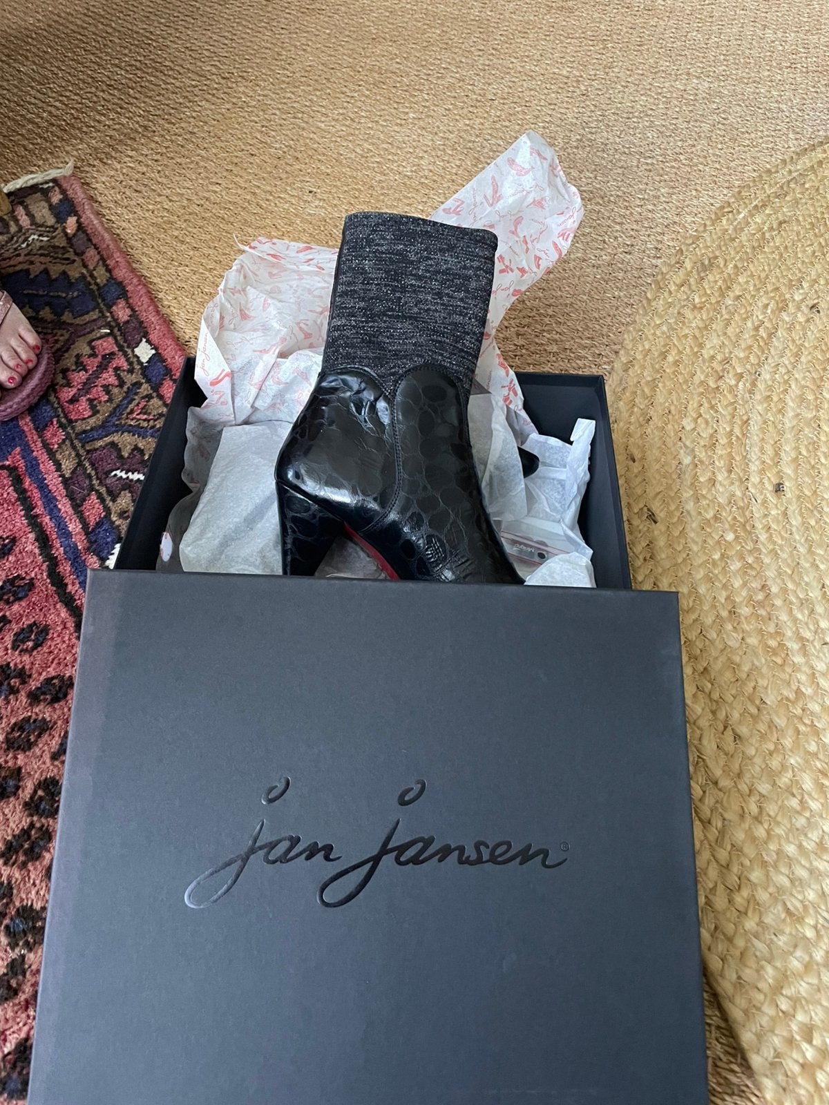 Jan jansen laarsjes nieuw in doos maat 39, Ophalen of Verzenden, Zo goed als nieuw, Zwart