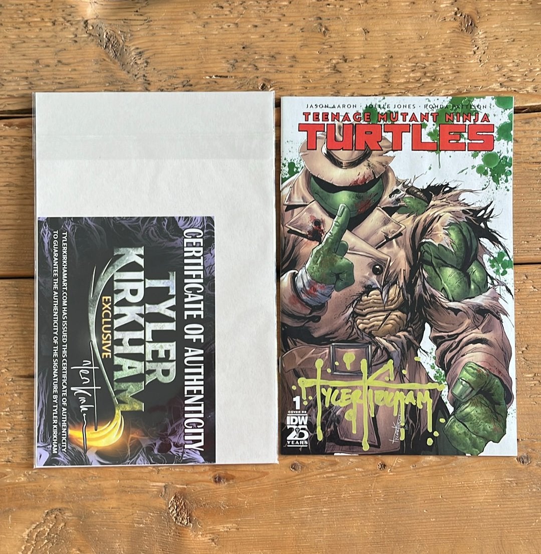 Teenage Mutant Ninja Turtles #1 Tyler Kirkham TMNT IDW, Eén comic, Ophalen of Verzenden, Zo goed als nieuw, Amerika