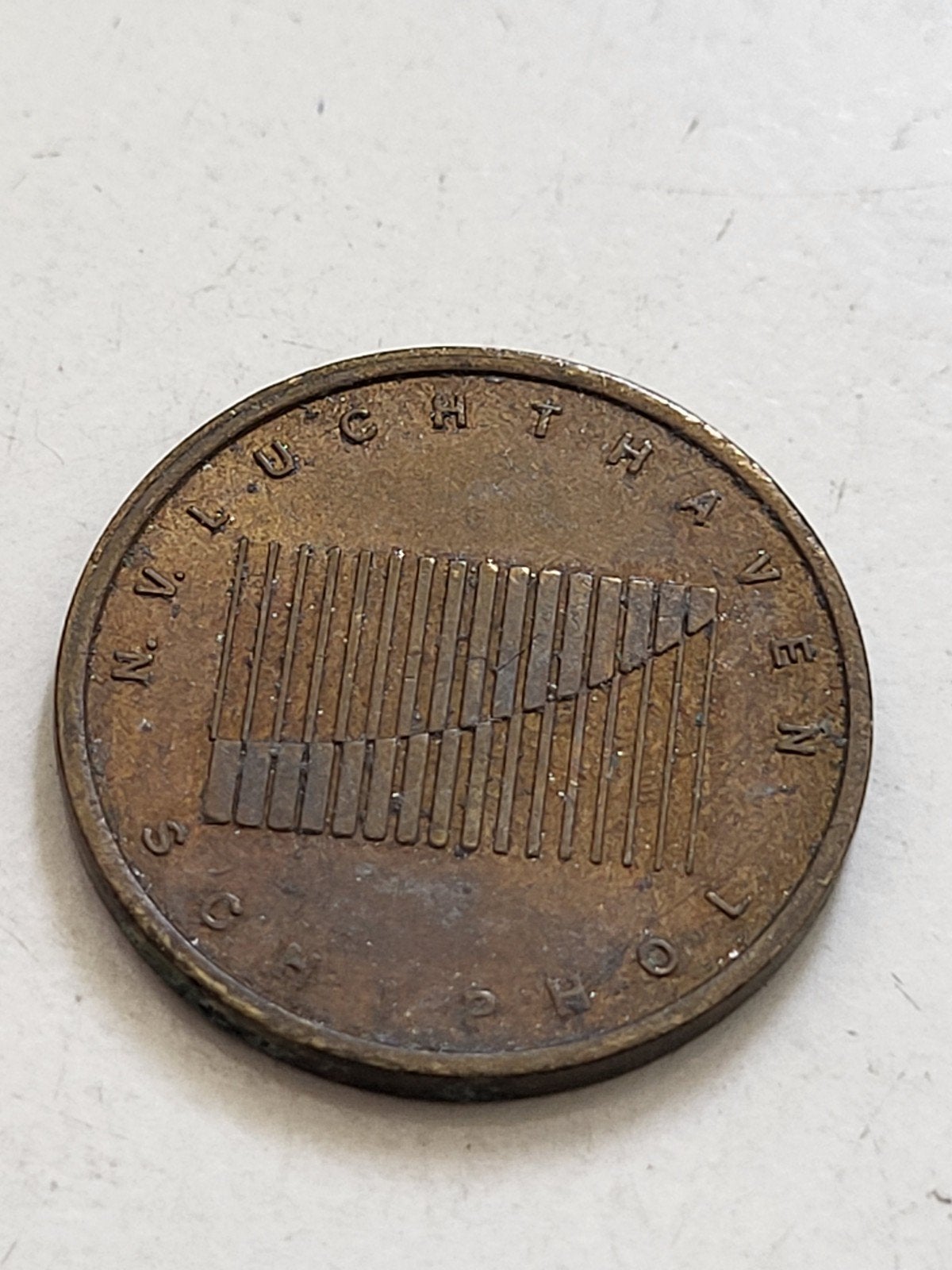 Schiphol Luchthaven Penning - Vintage Token, Ophalen of Verzenden