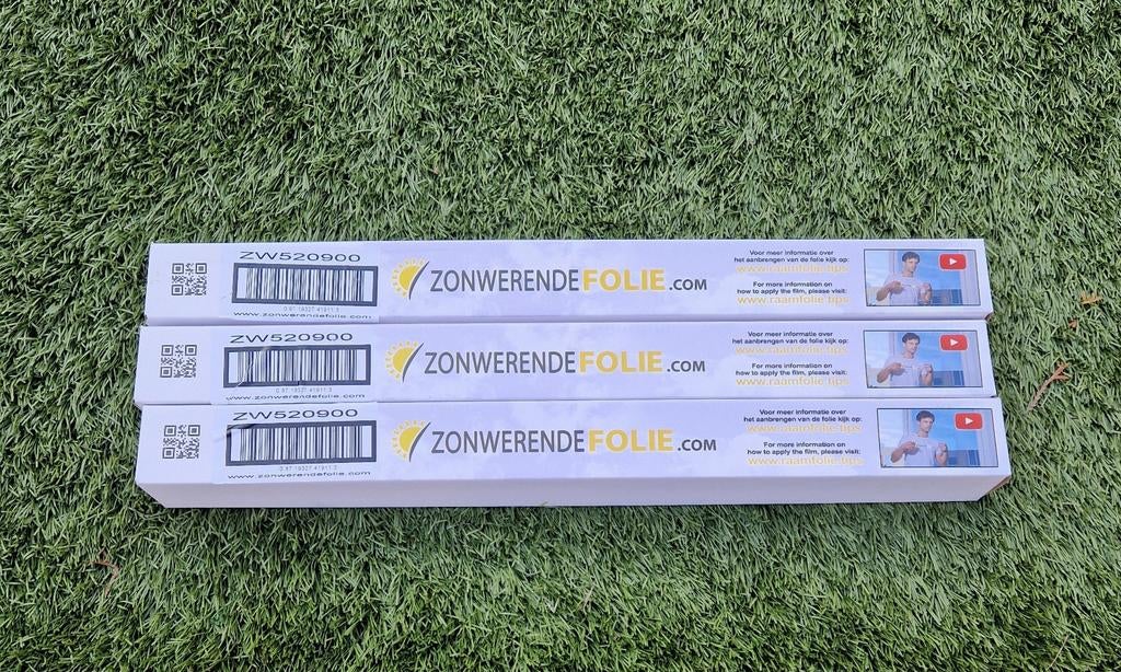Zonwerende raamfolie 3 rollen - 27m lengte, nieuw, Ophalen of Verzenden, Nieuw