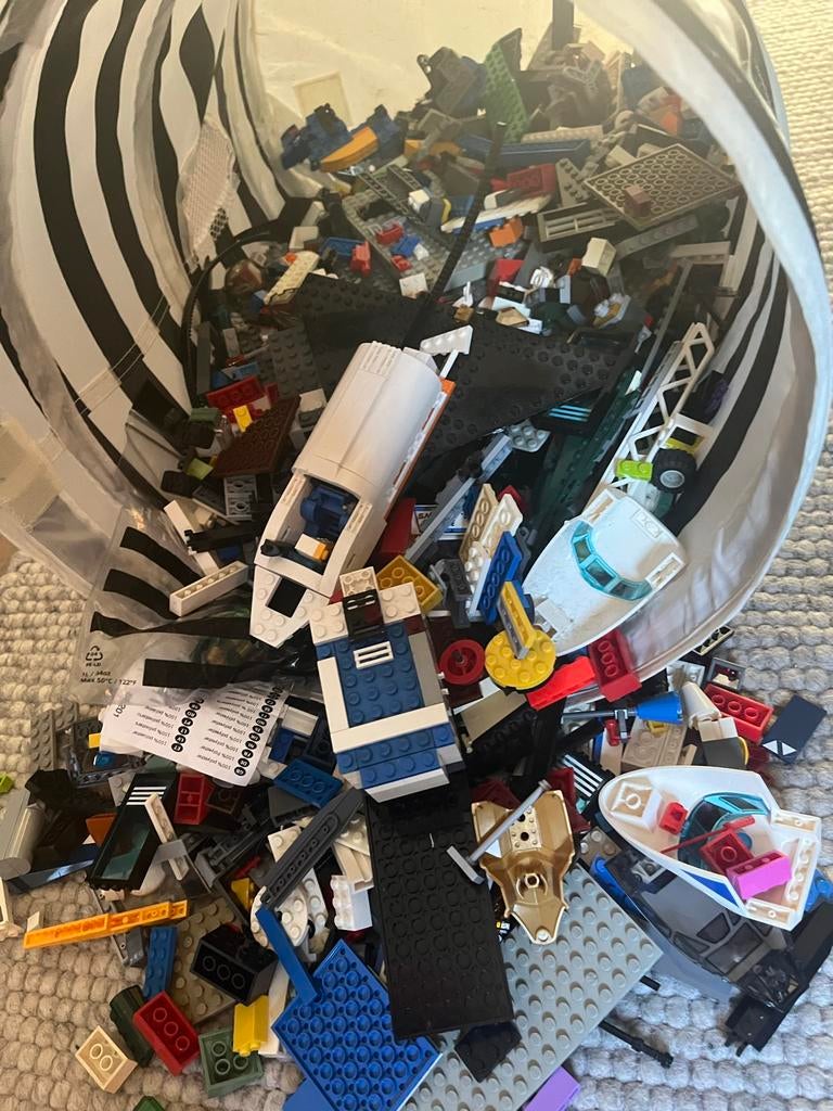 Grote ton LEGO onderdelen, Ophalen of Verzenden, Gebruikt, Losse stenen, Lego
