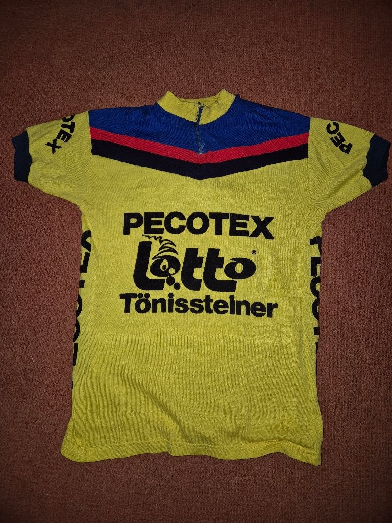 wollen wielertrui wielershirt Lotto Tonissteiner, Ophalen of Verzenden, Gebruikt, Bovenkleding