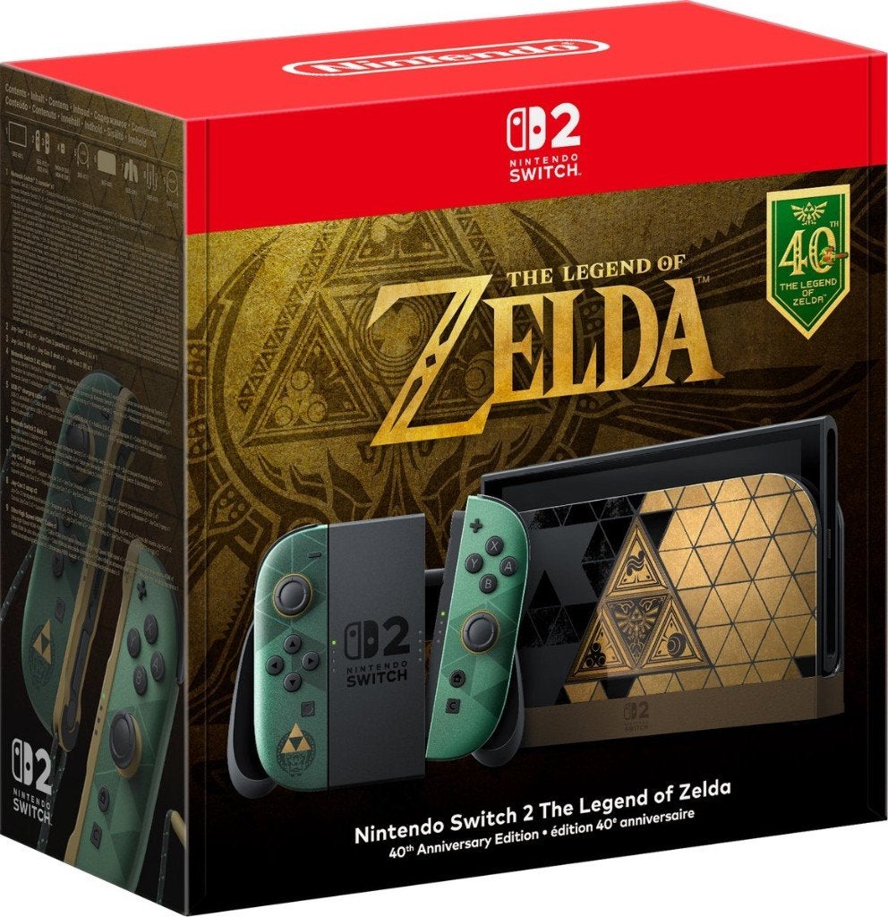 Nintendo Switch 2 The Legend of Zelda 40th Anniversary Edit., Ophalen of Verzenden, Nieuw, Zonder controller, Switch OLED