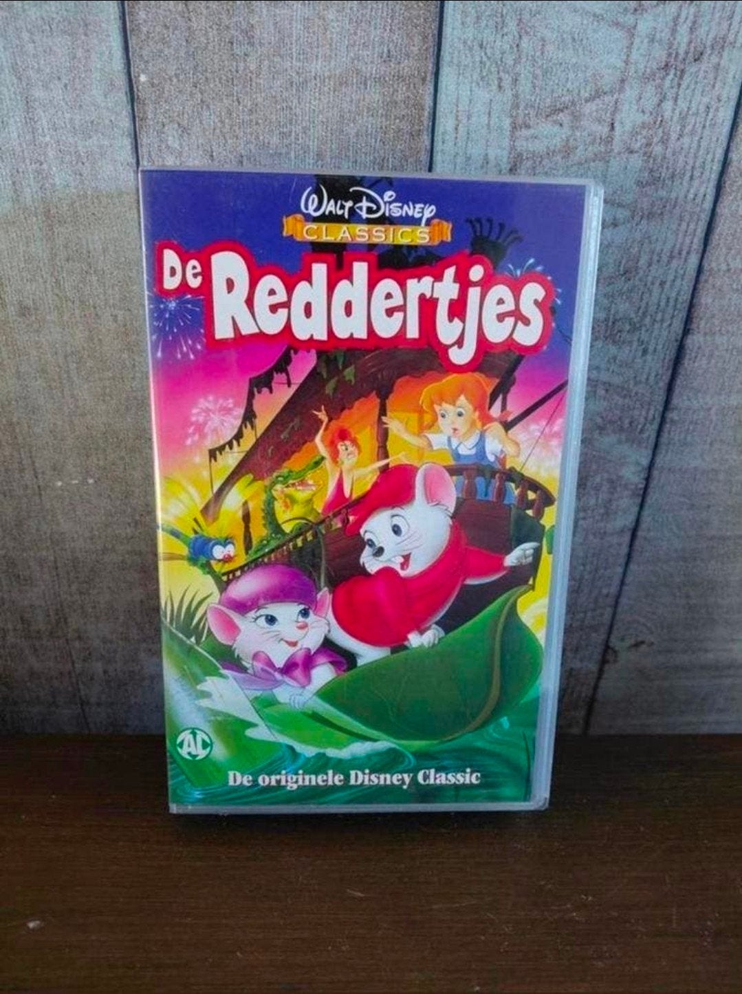 Disney Classic De Reddertjes videoband. NIEUW IN FOLIE!, Tekenfilm, Alle leeftijden, Ophalen of Verzenden, Nieuw in verpakking