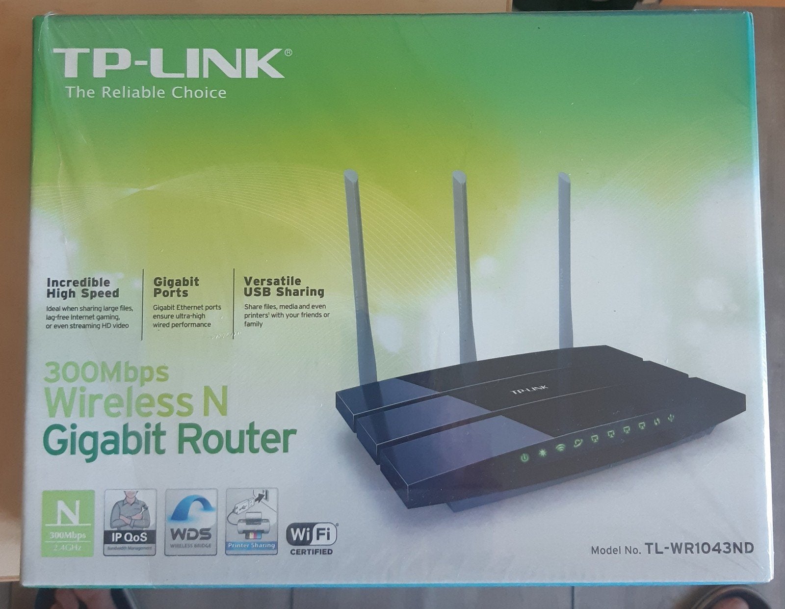 TP-Link TL-WR1043ND 300Mbps Wireless N Gigabit Router, Ophalen of Verzenden, Nieuw, Router, TP-Link