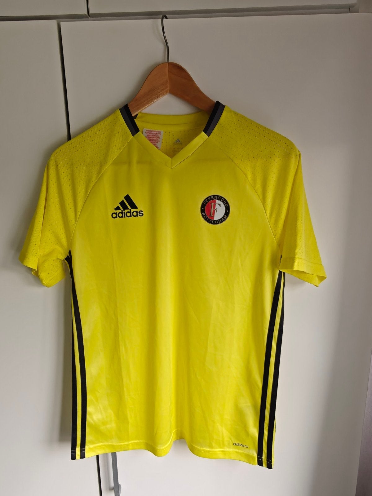 Adizero Feyenoord traingsshirt Geel 16/17 -  Kampioensjaar, Kinderen en Baby's, Kinderkleding | Maat 164, Adidas, Jongen of Meisje