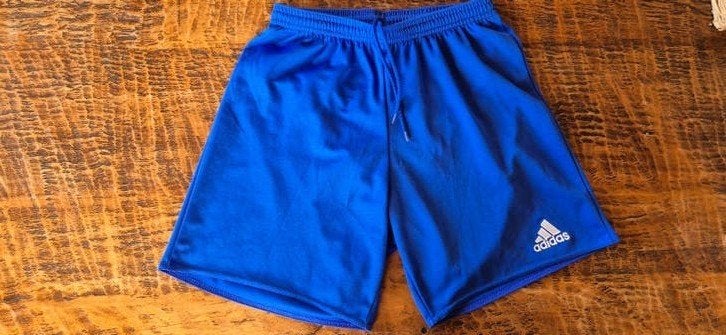 Adidas Aeroready Voetbalbroekje sportbroek gymbroek Blauw -, Ophalen, Blauw, Zo goed als nieuw, Adidas