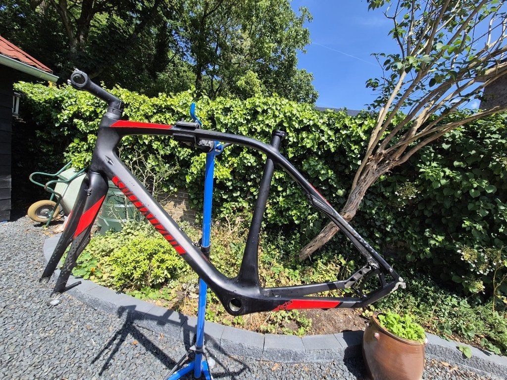 specialized sirrus frame, Fietsen en Brommers, Fietsonderdelen, Gebruikt, Carbon, Ophalen, Specialized