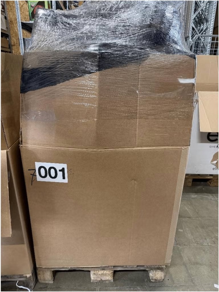 Pallet retourgoederen met inventarislijst, Ophalen, -, -, Nieuw
