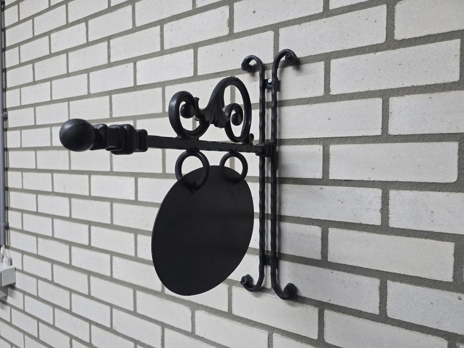 Sierlijk uithangbord van smeedijzer, Ophalen of Verzenden