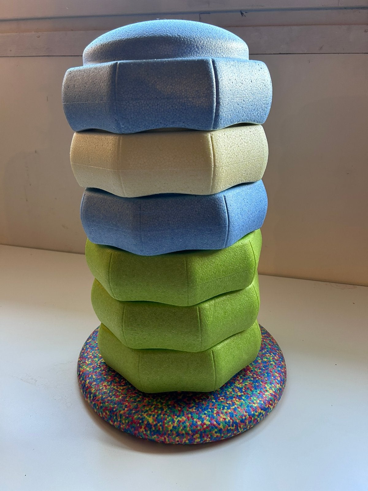 Stepping stones en balans bord, Ophalen, Zo goed als nieuw