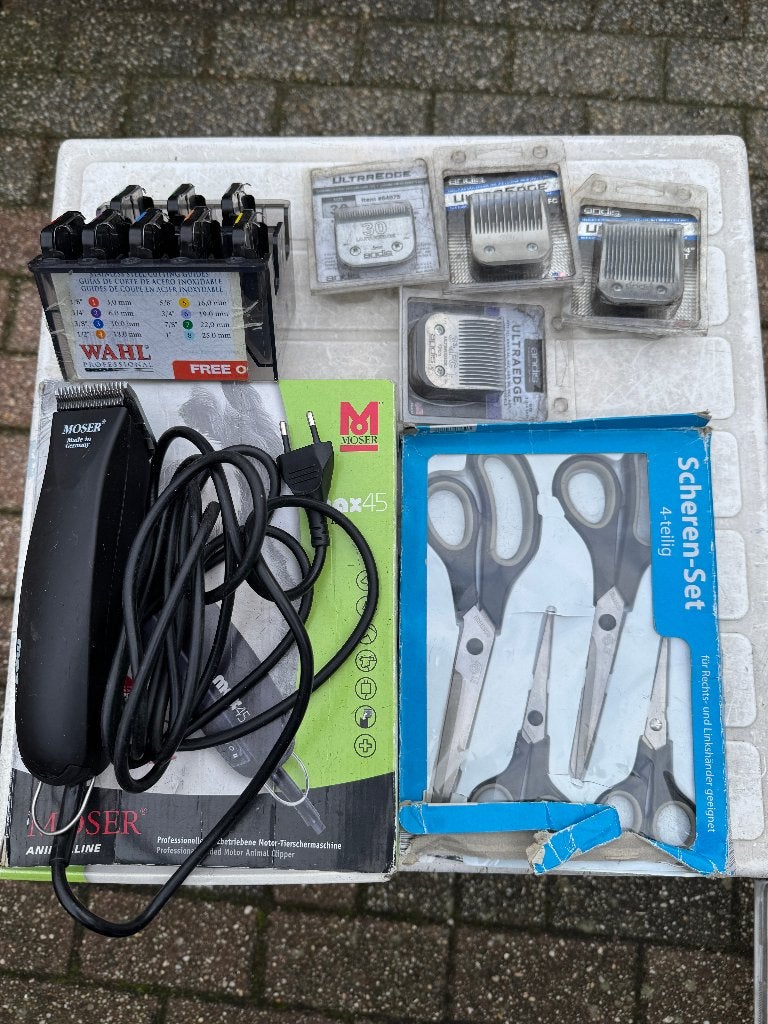 Honden trim tondeuse set compleet, Dieren en Toebehoren, Ophalen of Verzenden, Gebruikt, Tondeuse