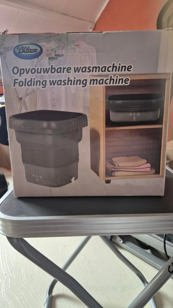Opvouwbare wasmachine, nieuw in doos., Ophalen, Nieuw, 1200 tot 1600 toeren, Minder dan 85 cm