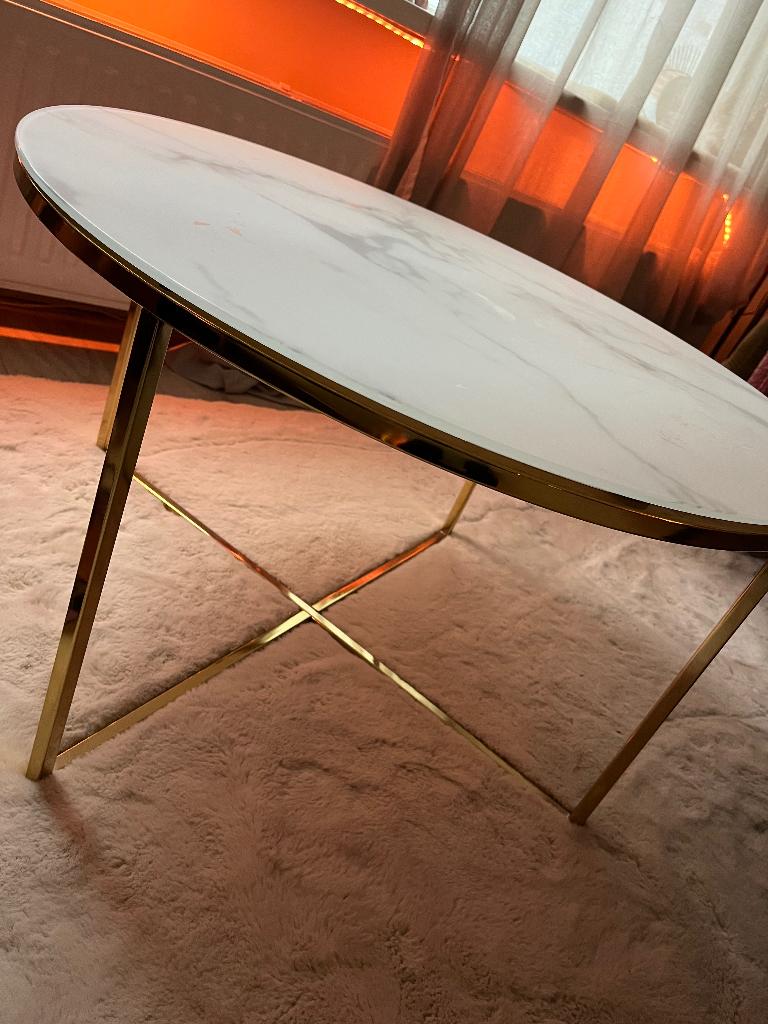 Ronde Salontafel Westwing, Ophalen, Gebruikt, 50 tot 100 cm, 50 tot 100 cm