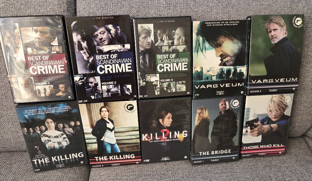 Scandinavian Crime Series | Lumiere | 10 Series | 39 DVDs, Gebruikt, Nederlands, Ophalen of Verzenden, Vanaf 12 jaar