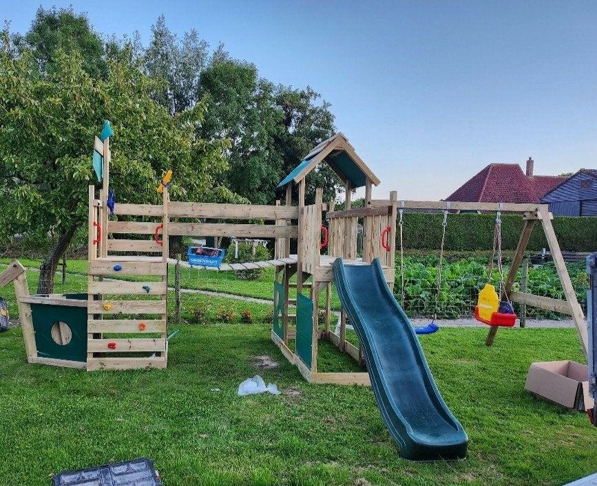 speeltuin, Ophalen of Verzenden, Zo goed als nieuw, Hout