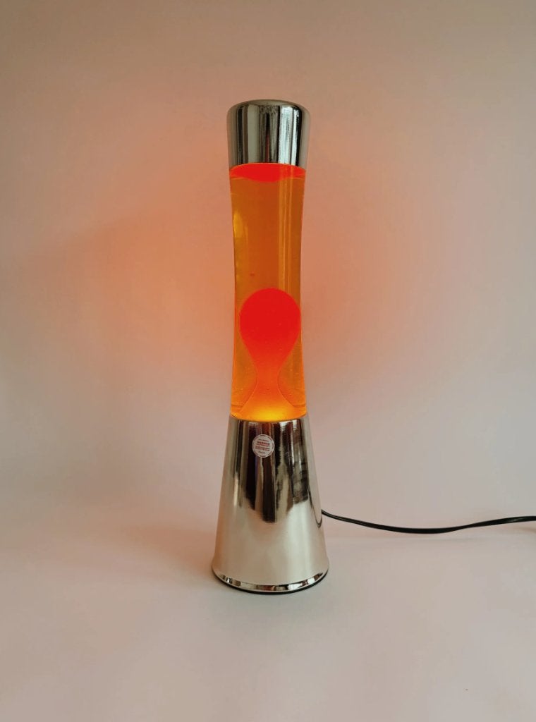 RETRO LAVALAMP | ORANJE, Huis en Inrichting, Lavalamp, -, Oranje, -