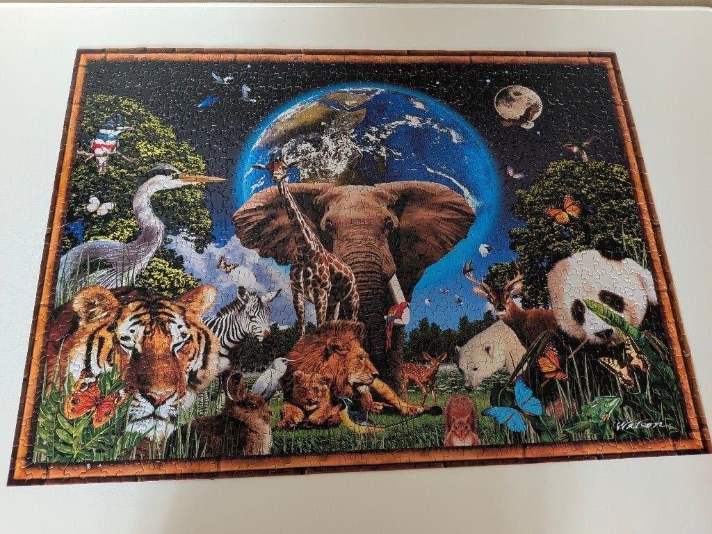 legpuzzel 1000 stukjes, Ophalen, 500 t/m 1500 stukjes, Gebruikt, Legpuzzel