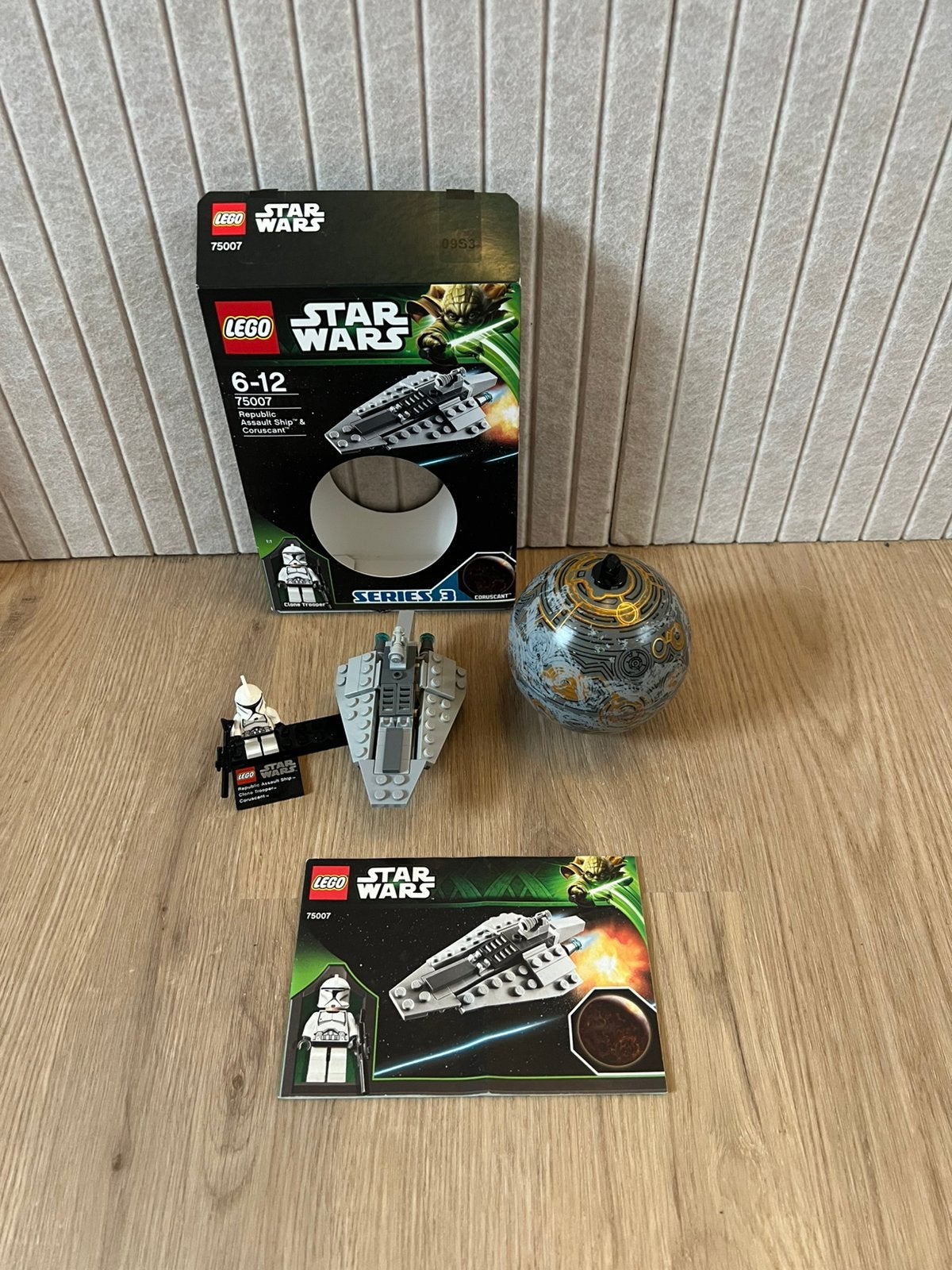 Lego Star Wars 75007 Republic Assault Ship & Planet Corusc, Kinderen en Baby's, Speelgoed | Duplo en Lego, Ophalen of Verzenden
