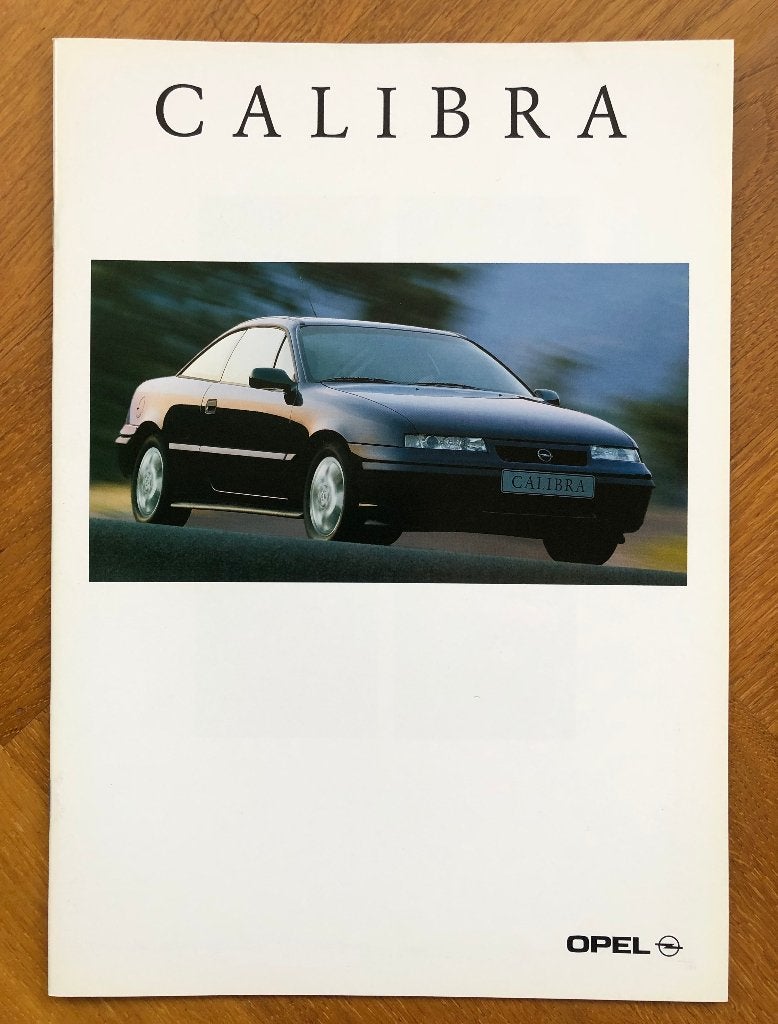 Opel Calibra 1996 folder, Opel, Verzenden, Nieuw, Opel