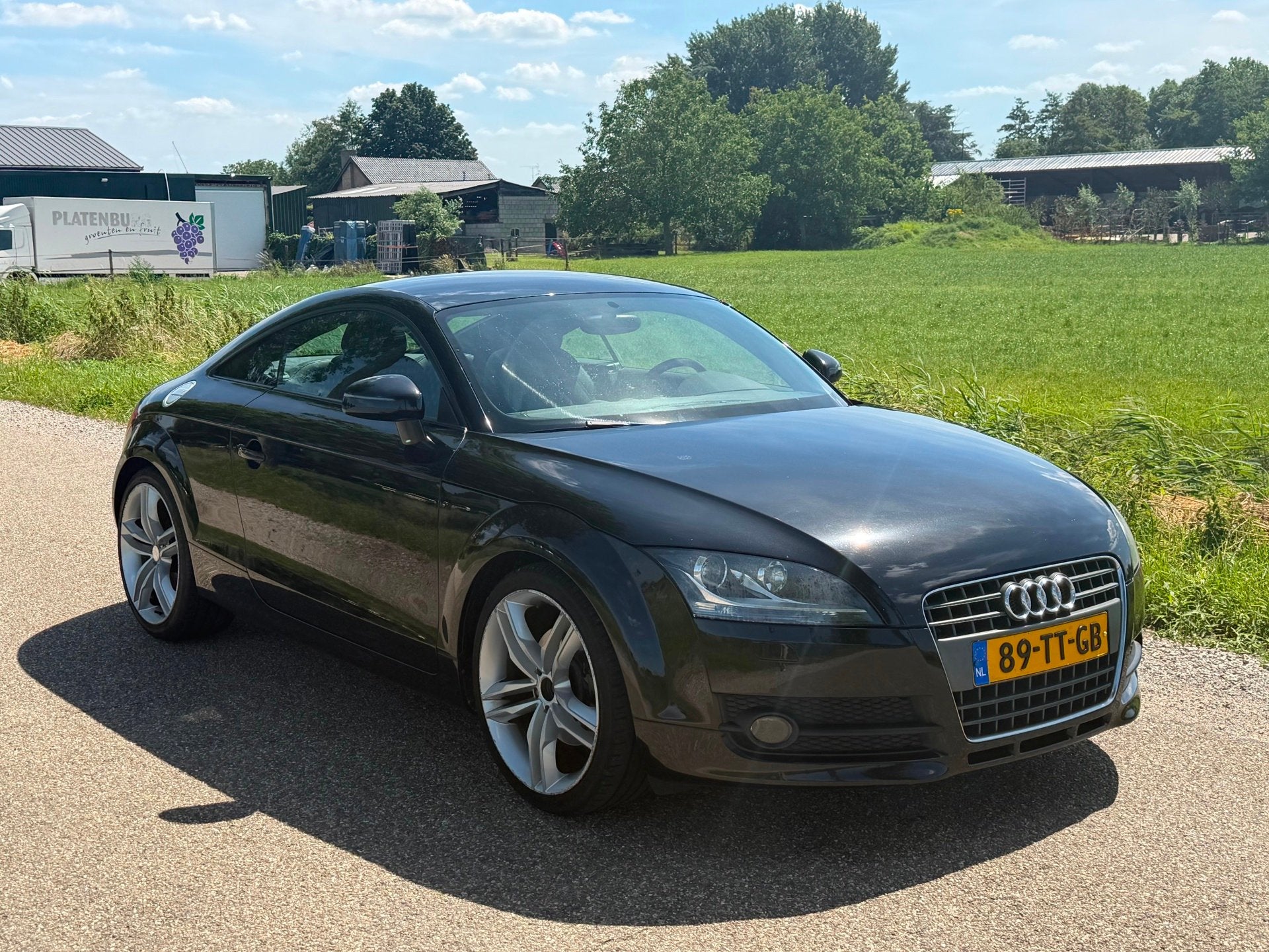 Audi TT 2.0 TFSI Pro Line APK 01-2027 Airco NAP Leder, Gebruikt, Zwart, 4 cilinders, 1984 cc
