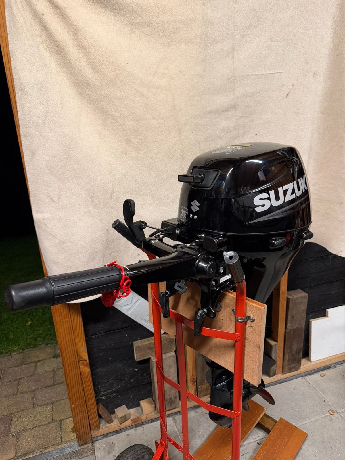 Suzuki 8 pk 4takt kortstaart (20 draaiuren), Watersport en Boten, Ophalen, Zo goed als nieuw, Motor en Techniek, Zeilboot of Motorboot