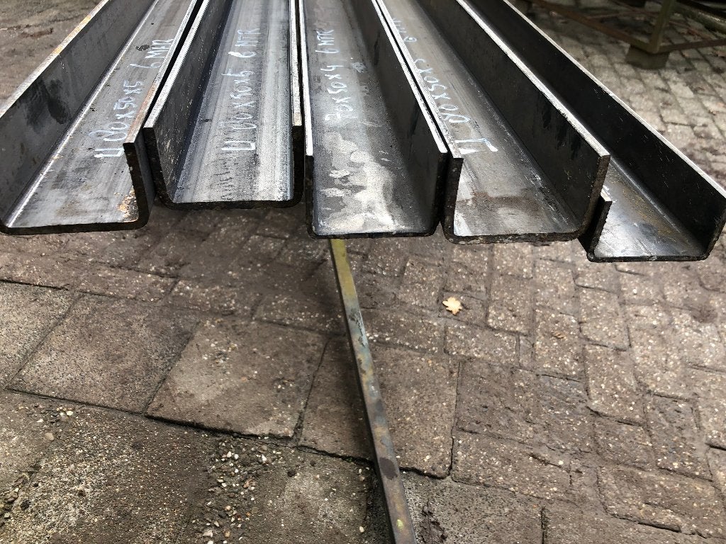 Gezette U profielen   80 x 50 x 5,  70 x 50 x 4mm, Doe-het-zelf en Verbouw, Kozijnen en Schuifpuien, Raamkozijn, Nieuw, Metaal