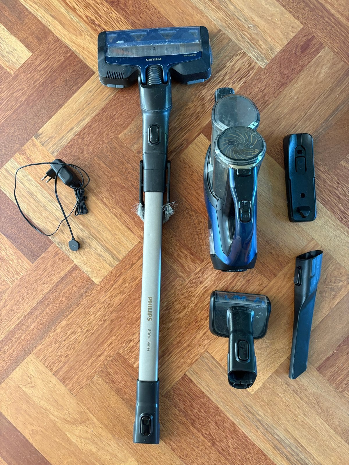 Philips 8000 Series XC8045 Steelstofzuiger met accessoires, Ophalen, Gebruikt, Philips, Draadloos