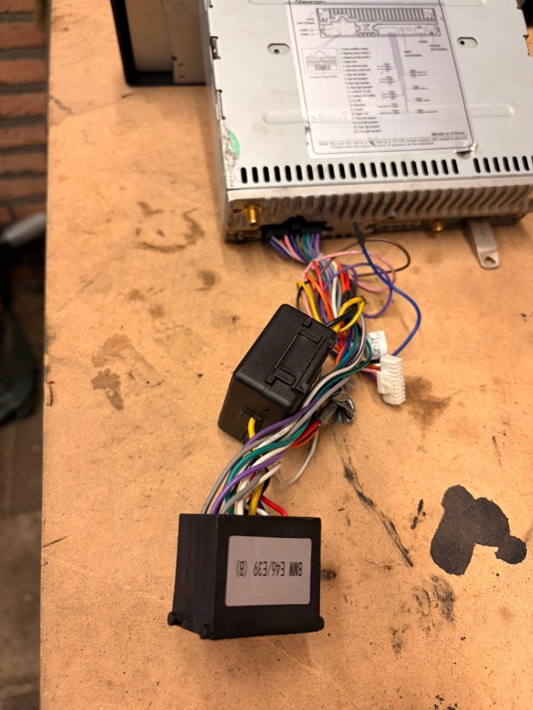 BMW e39 e53 Android scherm - dubbel din radio, Ophalen of Verzenden, Gebruikt