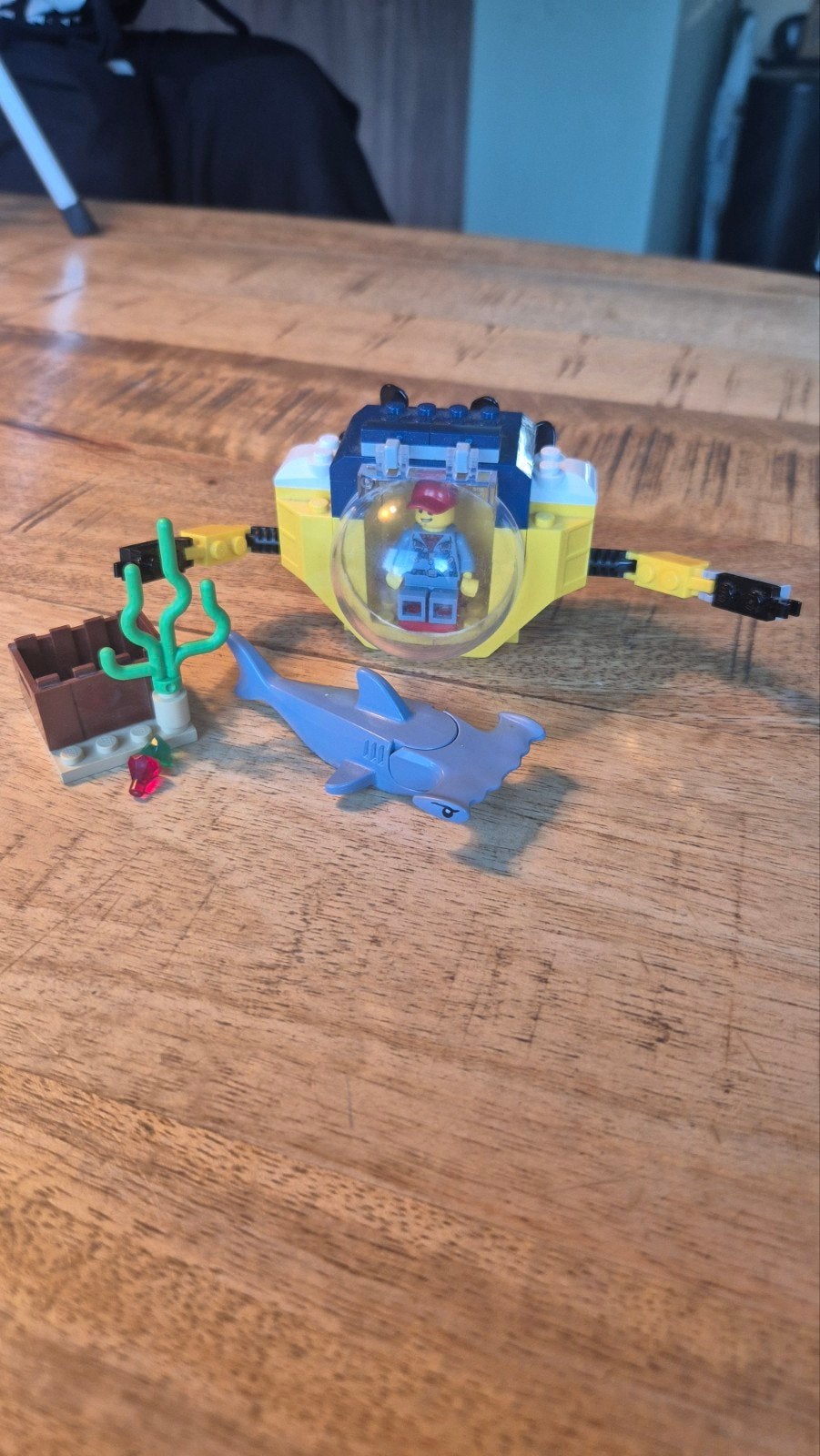 Lego City Onderwater Scooter met Hamerhaai en Schat, City, Lego, Ophalen of Verzenden, Zo goed als nieuw