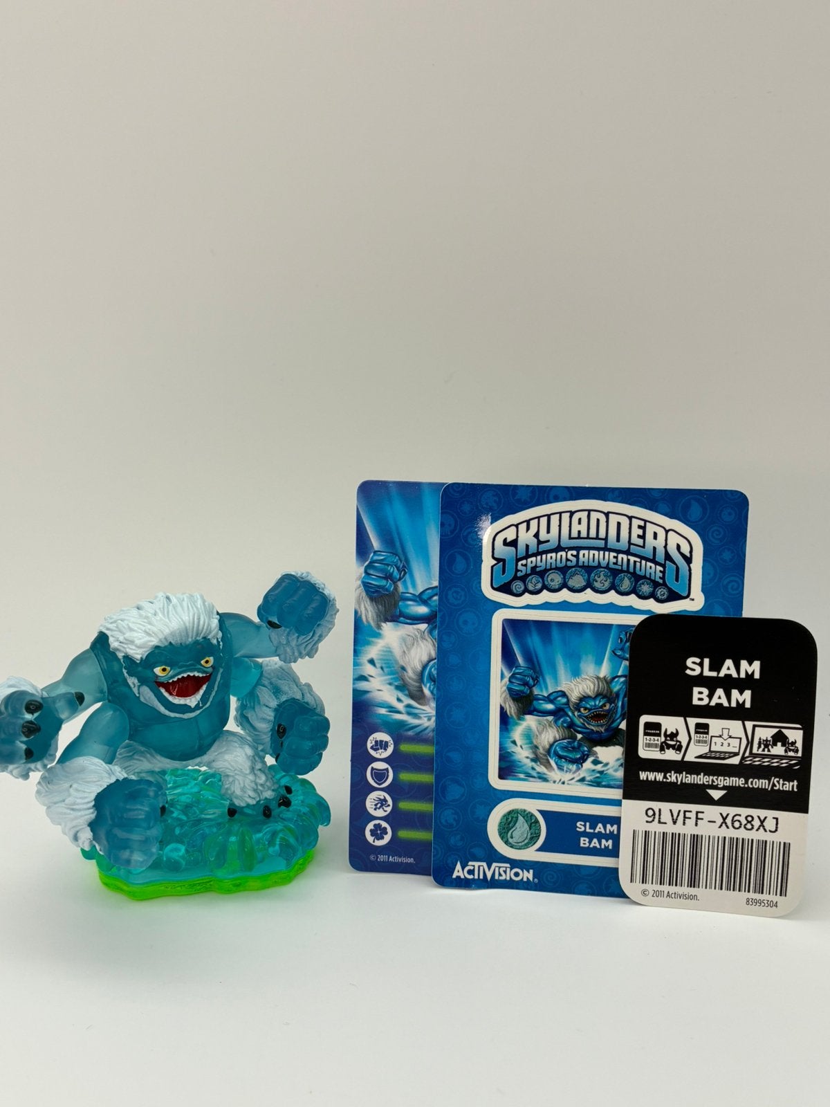 Skylanders Spyro’s Adventure Slam Bam met sticker + kaartje, Verzenden, W, Zo goed als nieuw, W