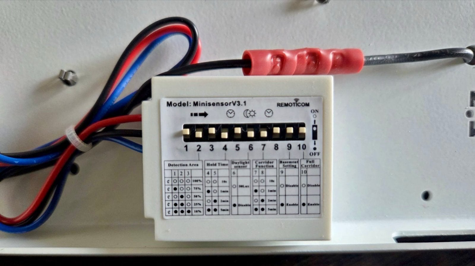 Philips LED-paneel + PVX wand /plafondarmatuur bak met kap, Metaal, Met sensor, Gebruikt, Philips