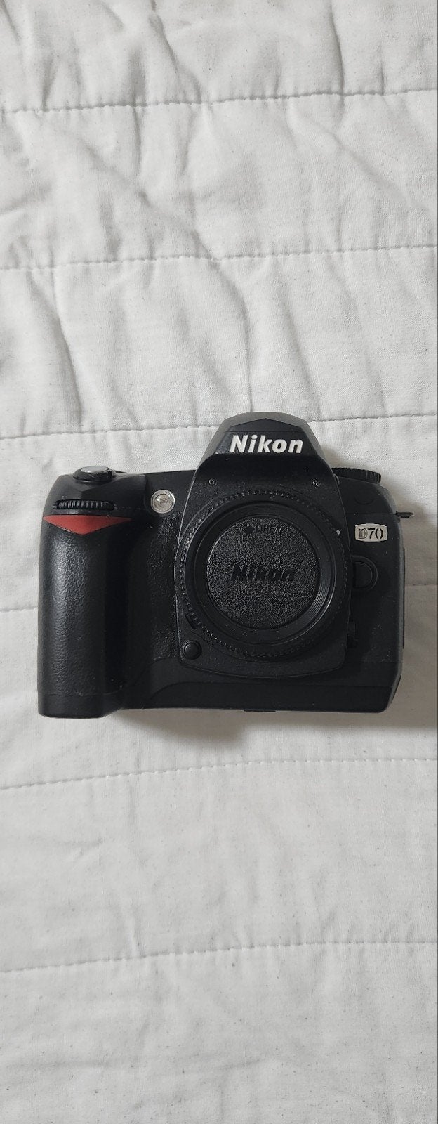 Nikon D70 Spiegelreflexcamera - Body, Ingebouwde flitser, Bodydop, Gebruikt, Spiegelreflex